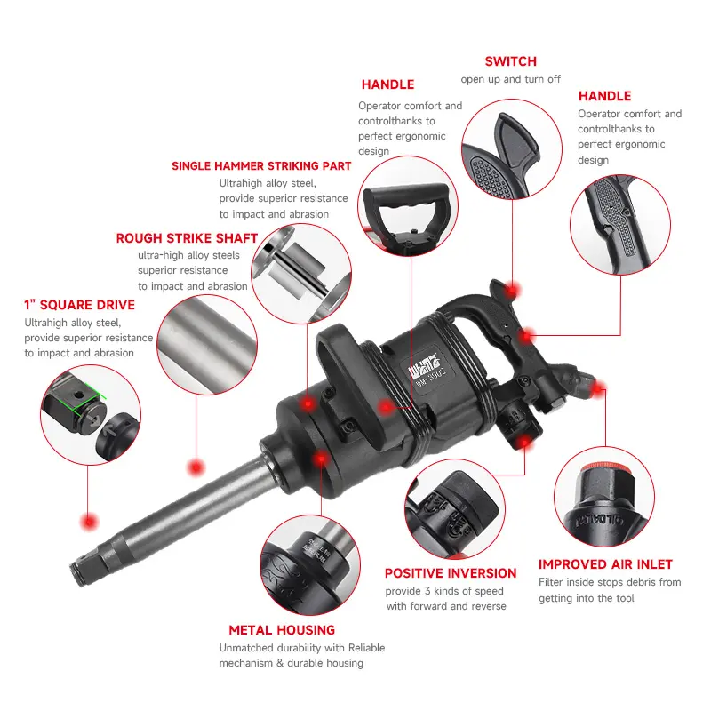 1’’inch Air Impact Wrench